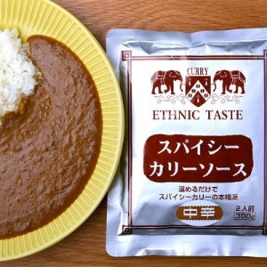 スパイシーカレー中辛(レトルト)300g×18袋【1375354】