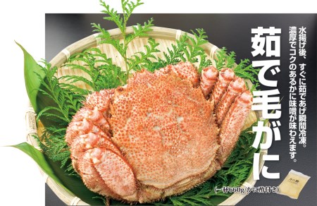 茹で毛がに 特大 約660g かに専門店 かに政宗 かに カニ 蟹 鍋 海鮮 ゆでガニ かに料理 0142 宮城県富谷市 ふるさと納税サイト ふるなび