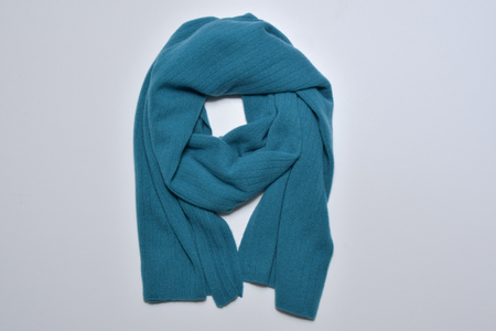 【ふるなび限定】カシミヤ ストール カシミヤ ( ブルーグリーン)≪白田のカシミヤ≫