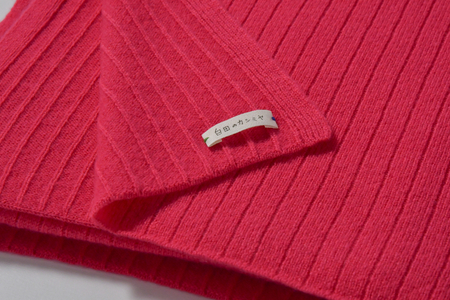 【ふるなび限定】カシミヤ ストール カシミヤ （ローズ）≪白田のカシミヤ≫