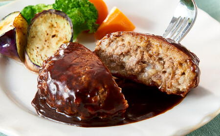 ハピネスハンバーグ ポルチーニ香るデミグラスソース 155g(固形量110g)×5個