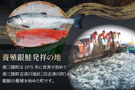 訳あり 三陸産 銀鮭 切身 約1.1kg [阿部長商店 宮城県 南三陸町 m304amh530008] 