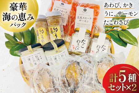 豪華 海鮮5種 たっぷり海の恵みパック [たみこの海パック 宮城県 南三陸町 m304amh560092]