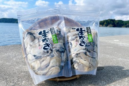 【期間限定発送】 宮城県産 むき牡蠣 生食用 500g×2p 計1kg [及新 宮城県 南三陸町 30aw0005] かき カキ 牡蠣 生牡蠣 貝 魚介類 剥き身 むき身 殻なし 冷蔵 新鮮 なべ カキフライ 牡蠣ご飯 濃厚