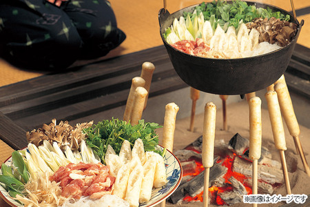 きりたんぽ鍋 5人前 ご褒美セット【比内地鶏 きりたんぽ 10本 だまこもち せり 野菜セット 入り】