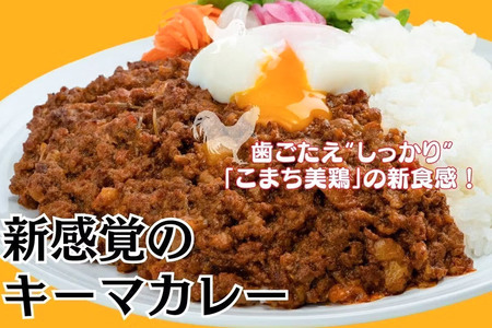 【無添加・小麦不使用 キーマカレー】こだわりの親鶏カレー 180g×3パック イタリアンテイスト レトルトパウチ こまち美鶏使用 クロネコゆうパケット