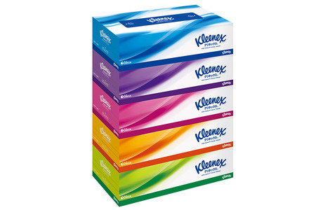 《4ヶ月ごとに3回お届け》定期便 ティッシュペーパー クリネックス ティシュー 5箱×1パック 秋田市オリジナル 最短翌日発送