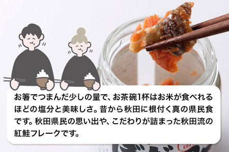 鮭フレーク 鮭 しょっぱーいぼだっこ 30g × 6個入りセット 瓶詰め