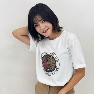 秋田市 マンホールTシャツ 白 Sサイズ【1305000】
