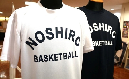 「バスケの街 能代」 オリジナルＴシャツ 【ホワイト】 ファッション 服 男性 メンズ 女性 レディース 高校バスケ トップス  M