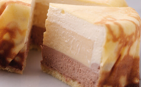 菓子工房フラノデリス【「冷凍」ドゥーブルフロマージュ＆ふらの牛乳プリンババロア】(お菓子 スイーツ デザート お祝い おやつ 贈り物 ギフト 甘い 手作り 北海道 送料無料 道産 富良野 ふらの 人気)