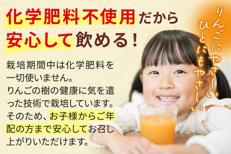 《定期便6ヶ月》無添加りんごジュース（サンふじ）20パック