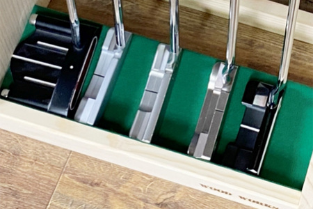 ゴルフクラブスタンド パター 5本用【本体：ナチュラル】