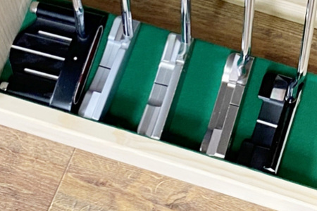 ゴルフクラブスタンド パター 10本用【本体:ナチュラル】