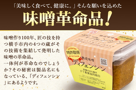 【特許取得】熟成味噌ディフェンシン ギフトボックス 400g×4個
