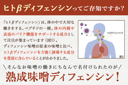 【特許取得】熟成味噌ディフェンシン ギフトボックス 400g×4個