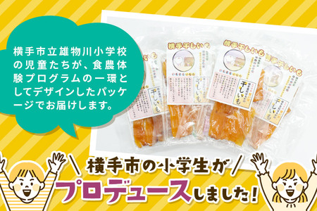12月上旬から発送 横手市立雄物川小学校プロデュース！横手干し芋 100g×2袋 ゆうパケット 秋田県産 紅はるか べにはるか 