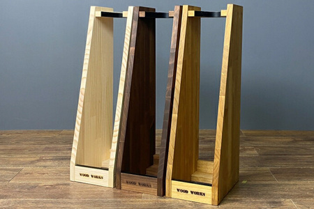 ライフルスタンド 1丁掛【本体：ライトブラウン】