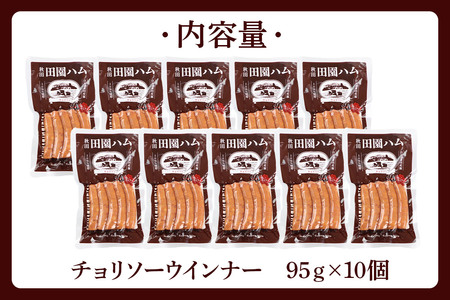 田園ハム チョリソー 95g×10個セット
