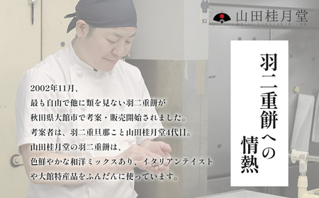 <山田桂月堂>羽二重餅 6個入り 【30P5607】