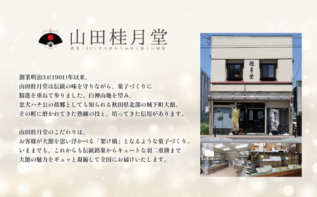 <山田桂月堂>羽二重餅 6個入り 【30P5607】