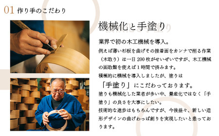 【大館曲げわっぱ】アイスペール　370P6002