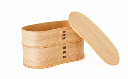 【大館曲げわっぱ】はんごう弁当　名前入り　【210P6005】