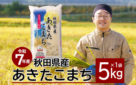 【令和7年産】秋田県産「あきたこまち」 5kg　70P9015