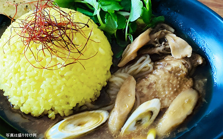 比内地鶏きりたんぽ鍋のお出汁で作ったスープカレー3個セット 【80P2803】