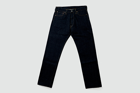 230P7629 秋田の拘りジーンズ「なまはげジーンズ」赤鬼モデル(レギュラーストレート)38インチ 【配送日指定不可】