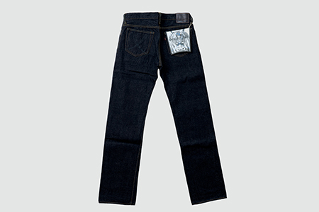 230P7637 秋田の拘りジーンズ「なまはげジーンズ」青鬼モデル(スリムストレート)36インチ 【配送日指定不可】