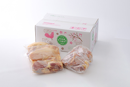 145P2311 比内地鶏正肉・ガラ2羽分セット