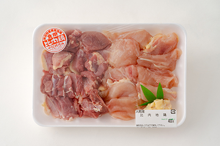 比内地鶏食べ比べ400ｇ【配送日指定不可】　60P2334