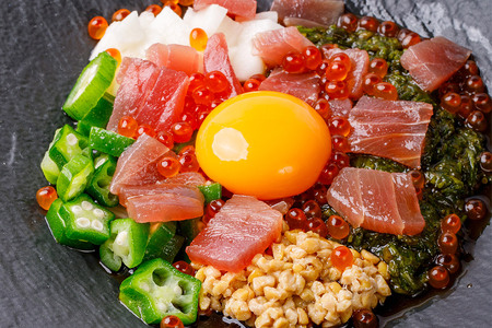 ねばとろ丼のもと 200g（2～3人前）×4個セット CAS冷凍【味付】