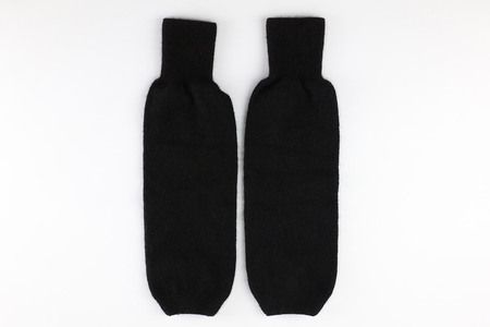 プレミアム カシミヤ レッグウォーマー(黒) 443プランニング 秋田県 男鹿市