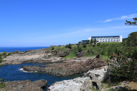 【平日限定】男鹿リゾートホテルきららか ペア宿泊券（夕・朝食付き）秋田県 男鹿市 大パノラマ 源泉 名湯