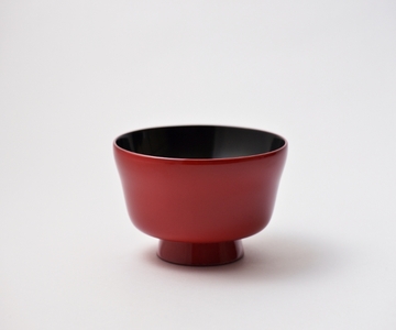 川連漆器 たなごころ 汁椀 小皿セット 漆器 漆器 【秋田県漆器工業協同組合】[B5-5402]