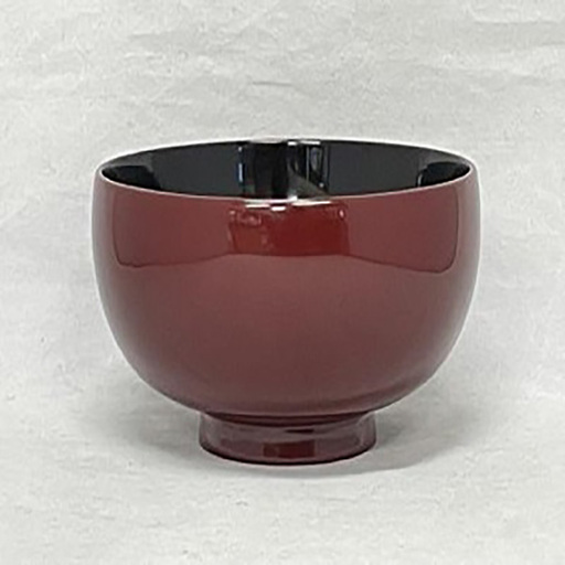 川連漆器 朱うるみ内黒4.4寸椀 漆器 漆器 【(株)佐藤商事】[B5-5502]