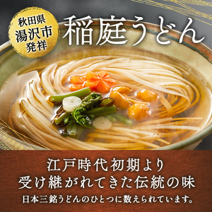 いなにわうどん 90g つゆ付き(1人前)×10個 稲庭うどん 稲庭うどん 【(一社)湯沢市観光物産協会】[M7501]