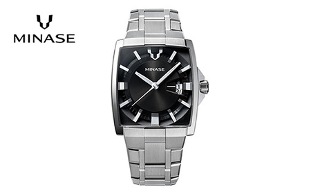 MINASE時計 HORIZON ブレスレットタイプ（VM12-M01NBK-SSB） 腕時計 腕時計 【協和精工株式会社】[F11908]