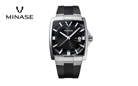 MINASE時計 HORIZON ラバーベルトタイプ（VM12-RBKNBK-SSD） 腕時計 腕時計 【協和精工株式会社】[F11910]