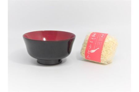 川連漆器 うどん椀 2セット - 食器