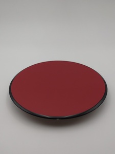 川連漆器 丸盛皿 漆器 漆器 【(株)阿部健吉商店】[H5305]