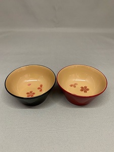 川連漆器 盃 サクラペア（2入） 漆器 漆器 【山忠漆器】[B9-6401]