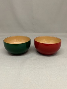 川連漆器 姫小鉢（2入） 漆器 漆器 【山忠漆器】[H6404]