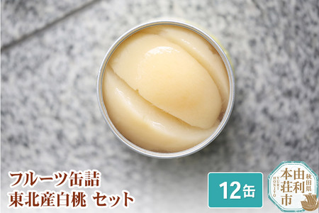 Sanuki フルーツ缶詰 東北産白桃 12缶セット