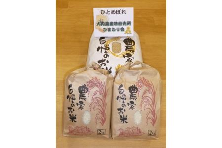 B27339【令和2年産米】農家自慢のお米セット(ひとめぼれ)9kg(玄米5kg 精米2kg×2袋)新米
