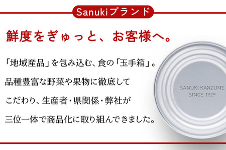 Sanuki フルーツ缶詰 詰め合わせ 5缶セット(黄金桃、白桃、洋梨)
