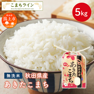 令和5年産 秋田県産 あきたこまち【無洗米】5kg【こまちライン】