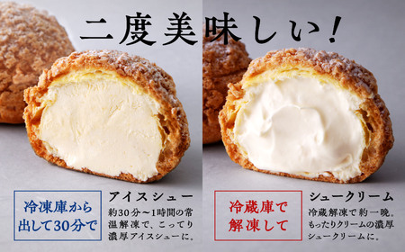 【サキホコレ米粉使用】かたがみシュー(プレーン/いちご)2種12個入【サインマーケット】